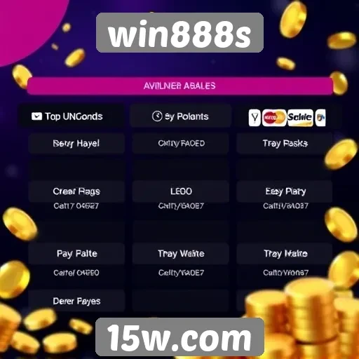 opções de pagamento disponíveis no win888s